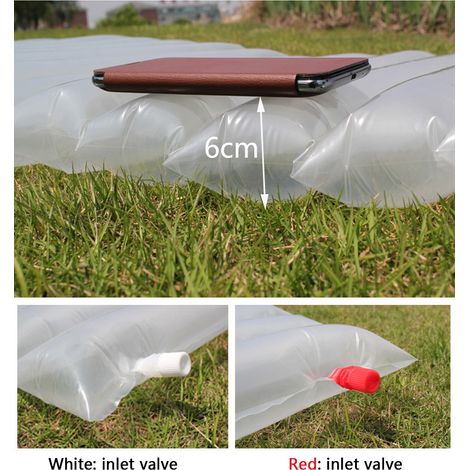 Tapis de couchage gonflable ultraléger pour l'extérieur, coussin d'urgence à Air, matelas de Camping flottant (1/5)
