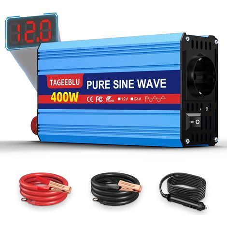400W convertisseur 12v 220v Pur Sinus, transformateur 12v 220v (1/5)