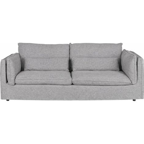 Sofa Poliester Pluma 230X98X80 Gris (1/3)