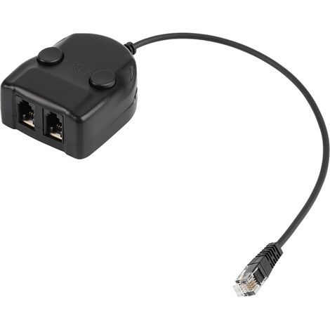 Casque téléphonique cristal boîtier formation adaptateur séparateur contrôle volume son intelligent fermé (1/5)