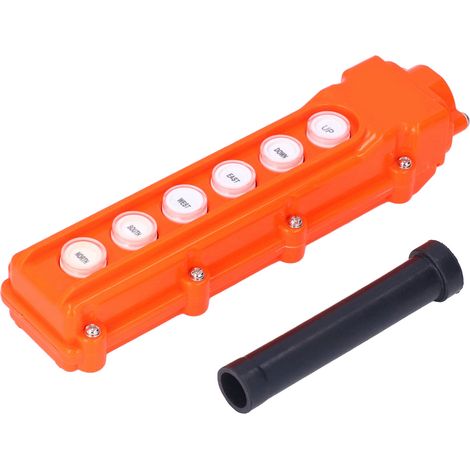 Tragbarer Drucktaster-Schalterkasten, kompakte Größe, regensichere Steuereinheit, für Kransteuerung an Hängemontage, 220 V/500 V