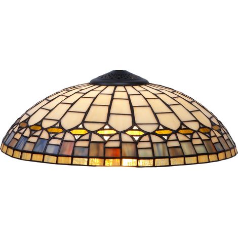 Abat-jour Tiffany en vrac série Quartz D-40cm
