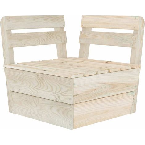 Maison Exclusive - Modulares Palettensofa Eckteil Imprägniertes F (1/5)