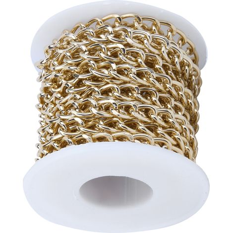 Câble torsadé en aluminium pour création de bijoux, chaîne métallique entrelacée DIY. (1/5)