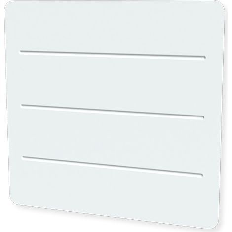 Radiateur à inertie CARRERA - 1500W - Horizontal et plat - Blanc