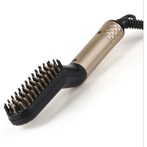 Peigne à cheveux lisses pour homme (Or, Norme européenne), peigne à barbe, fer à friser en céramique O-Screen (1/5)