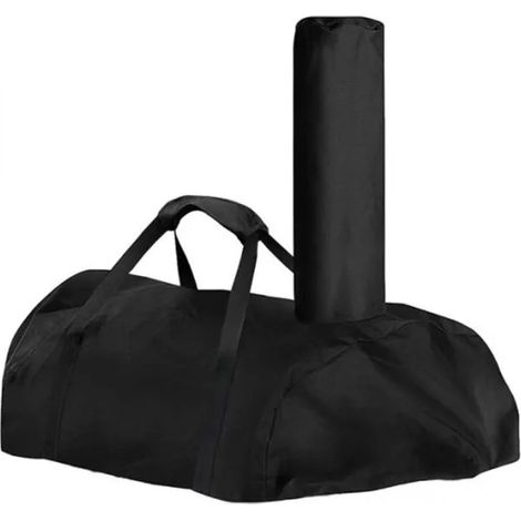 Housse pour four à pizza, imperméable et résistante aux intempéries, en tissu Oxford noir, 82,8 cm x 51,8 cm x 33,8 cm (Karu16) (1/4)