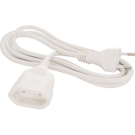 Rallonge Solera 2m Blanche Câble 2x1mm2 Pour Usage Domestique - Solera (1/3)