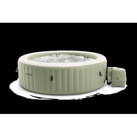 SPA 8P GONF BULLES OLIVE - Intex