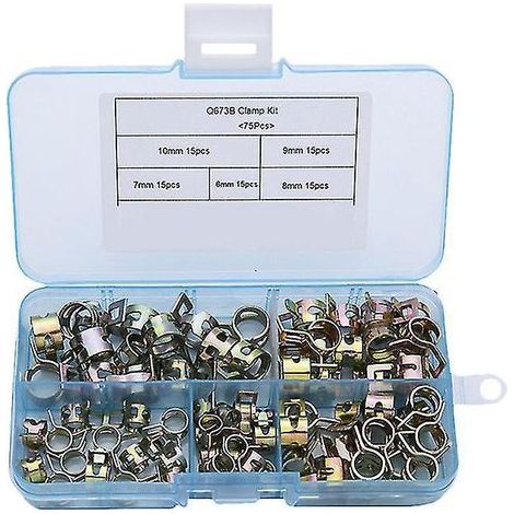 Metallene, federbelastete Schlauchschellen für Wasserleitungen (1/3)