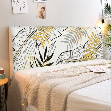 Copritestiera XL per testiere di altezza compresa tra 50 e 65 cm, lunghezza 190 cm e spessore inferiore a 30 cm. Copritestiera antipolvere. (1/5)