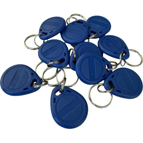 125khz Bleu Rouge Jaune réinscriptible RFID étiquette personnalisable télécommandes Porte-clés Vierge Médaille puce T5577 Hôtel Symboliquement Lot de 10