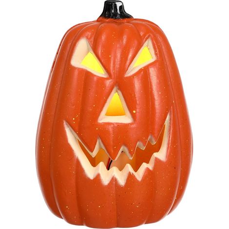 Lampe citrouille LED légère (1 pièce) – Décoration de jardin effrayante et d'Halloween (1/5)