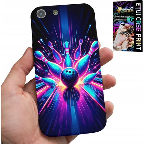 Custodia per iPhone 5 / 5S / 5C - cover bowling strike, retro (1/5)