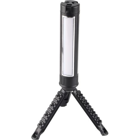 Lampe de Camping LED Rechargeable USB avec Trépied, Lumière de Travail Pliable Trois Faces pour Extérieur et Tournage