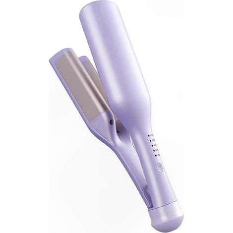 Fer à friser 32mm en forme de V pour vagues ondulées, coiffure style français, boucleur professionnel, cheveux texturés, outil de coiffage élégant (1/5)