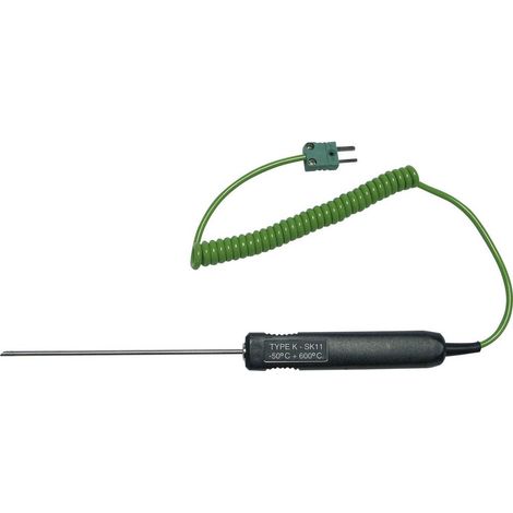 Sonde de température Chauvin Arnoux SK 11 de type K à aiguille, Maximum 600 °C ( Prix pour 1 ) (1/2)