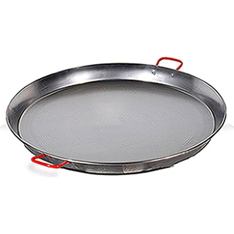 Poêle à paella de 28 cm polie pour 3 personnes
