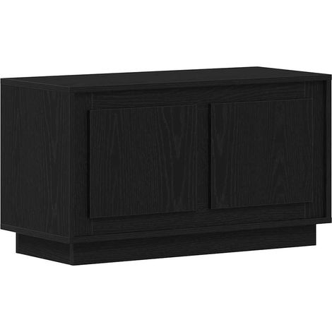 Maison Exclusive - Meuble TV Chêne noir 80 x 35 x 45 cm Bois d'ingénierie