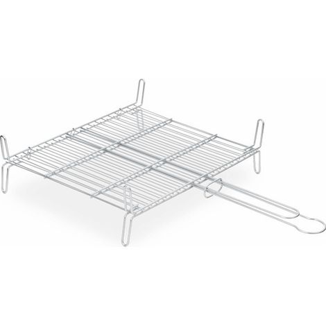 Doppelte emaillierte Grillplatte für den Grill  30 x 35 cm