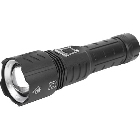 XHP90 Taschenlampe mit Zoomfunktion und Fokussierfunktion, USB-aufladbar, Typ-C-Ladeanschluss, wiederaufladbare Outdoor-Taschenlampe (1/5)