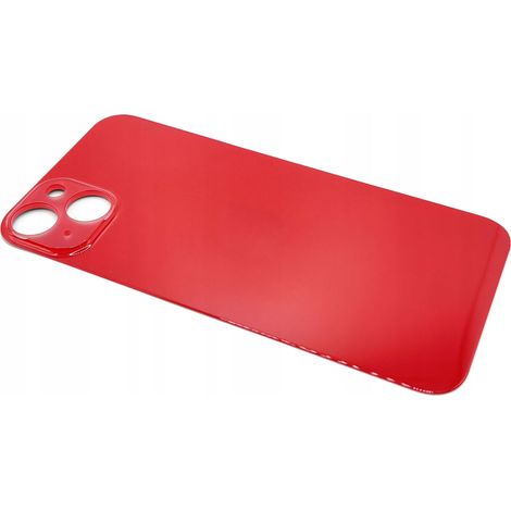 COVER POSTERIORE PER Apple iPhone 14 A2882 A2884 A2649 CON FORO GRANDE, COLORE ROSSO