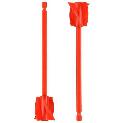 Resin Mixer Paddles, Epoxy Mixer Attachment for Drill, Reusable(2Pcs)-- (1/5)