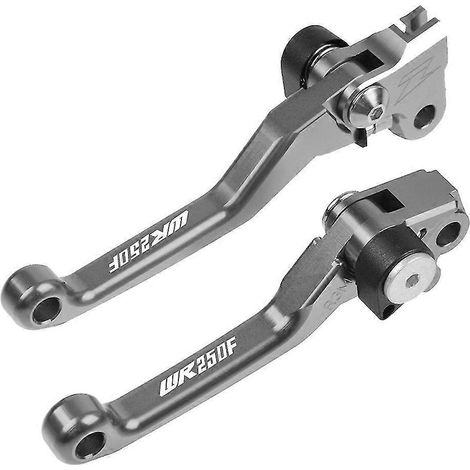 Leviers de frein et d'embrayage à pivot CNC pour moto tout-terrain et motocross Yamaha WR250F (2001-2015, 2014, 2013) et WR250F (2016-2018, 2017). (1/5)