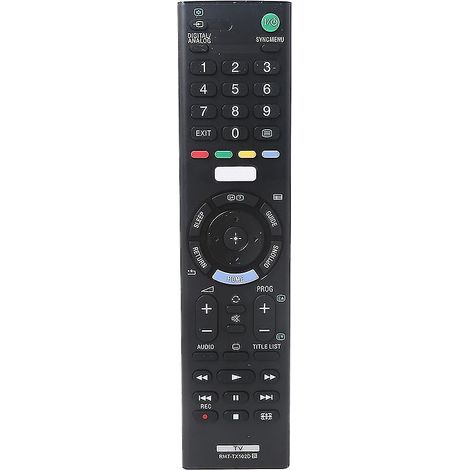 Télécommande noire résistante à l'usure (1 pièce) pour Rmt TX102D Rmt-TX102D 1-492-965-11 (1/4)