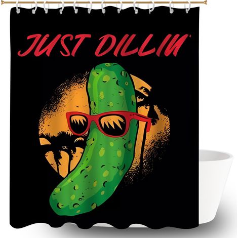 Rideau de bain imprimé polyester 180x180 fluide bâche de douche pour une déco d’hiver réconfortante (1/5)