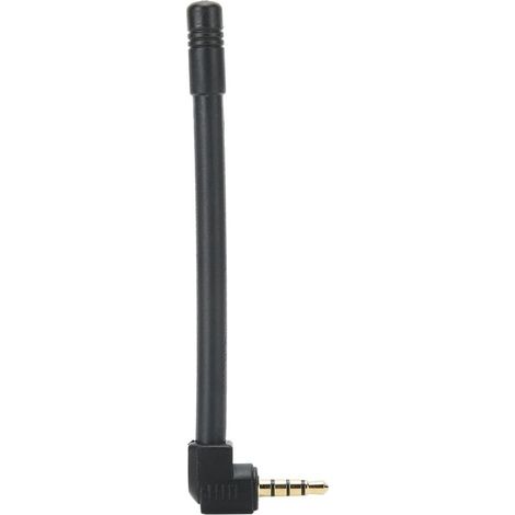Antenne Radio FM Externe pour Enceinte Mini, Connecteur Audio 3.5mm Angle Droit Extérieur
