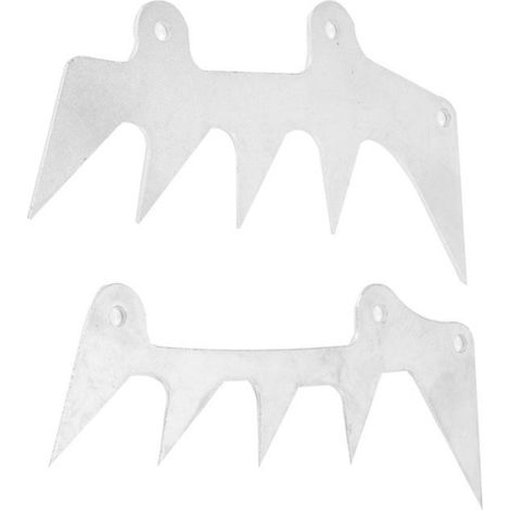 2pcs patins de coupe – Nosheir – acier plein – antidérapants – compatibles Stihl MS360/390/361/362/380/381 (1/5)