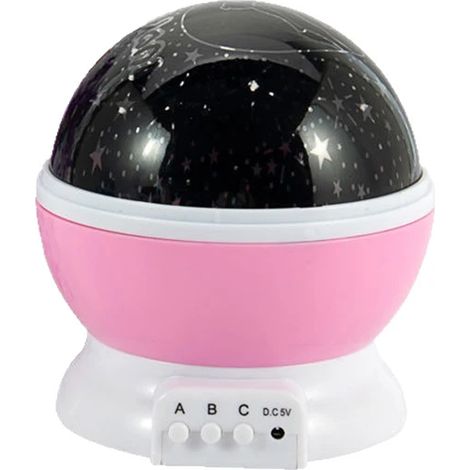 Veilleuse Ciel Étoilé Rotatif - Lampe Projecteur d'Étoiles LED pour Enfants - Veilleuse Galaxie, Idée Cadeau de Noël (1/4)
