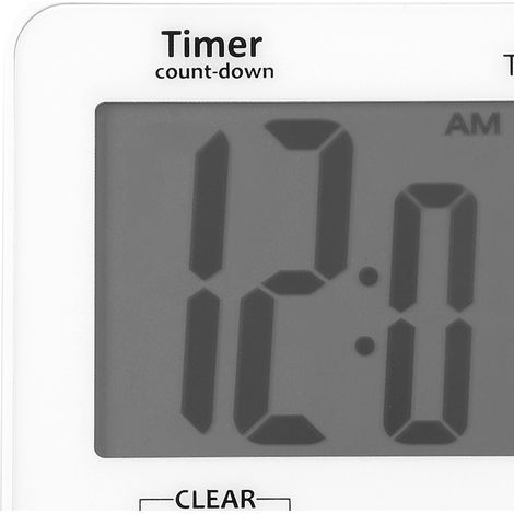 Tragbarer digitaler Küchentimer mit Alarm und Countdown-Timer (1/5)