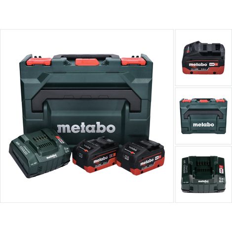 Metabo Basis Set LIHD + 2x Akku 5,5 Ah + Ladegerät + metaBOX ( 685077000 )