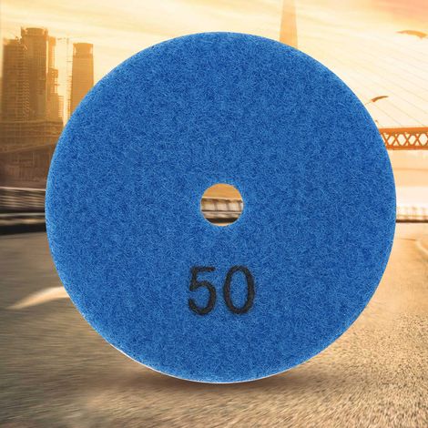 Disque de polissage diamanté rond de 3 pouces pour granit et marbre, outil de polissage humide (50) (1/5)