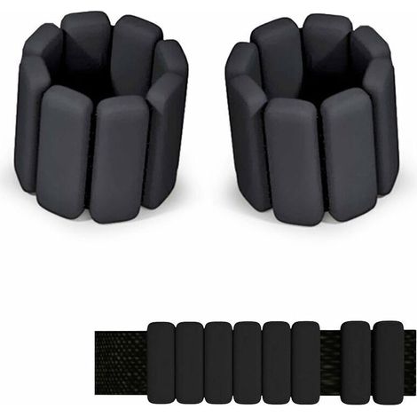 Lestes Poignets, Lestes Chevilles Musculation, Chaque Paire 2 LB, Bracelet réglable Jambe Portable Bague du Bracelet pour Gym Fitness Exercice Marche Course Yoga Jogging Aérobic Pilates-- (1/4)