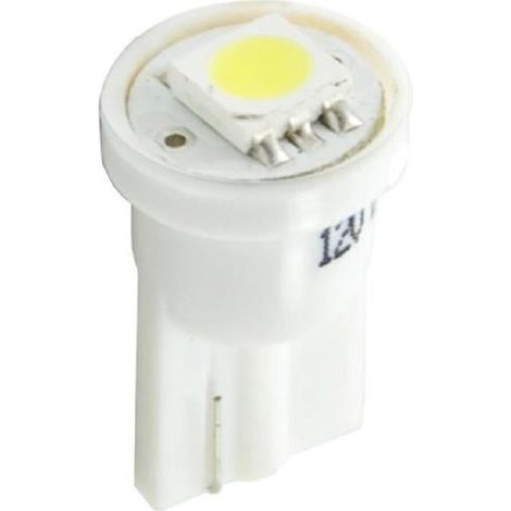 2 Ampoules LED T10 W5W 1 LED SMD 5050 12 V 0.25 W