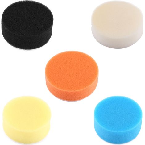 Kit de 5 tampons de polissage en éponge de 5 pouces pour polisseuse de voiture (1/5)