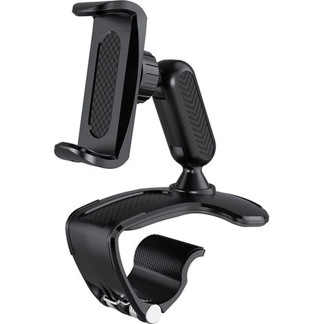 Support Téléphone Voiture - Rotation 360° - Pour Tableau De Bord Et Pare-Brise - Universel - 1 Pièce (1/5)
