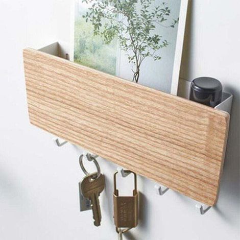 Wooden key holders, wall shelves, storage boxes, hangers, organizers (1/3)