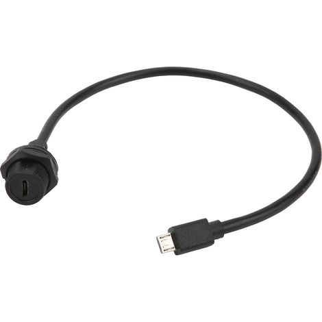 Connecteur USB Micro étanche IP67 femelle mâle avec câble prise E10MCTFF/MCAM 0,3m (1/5)