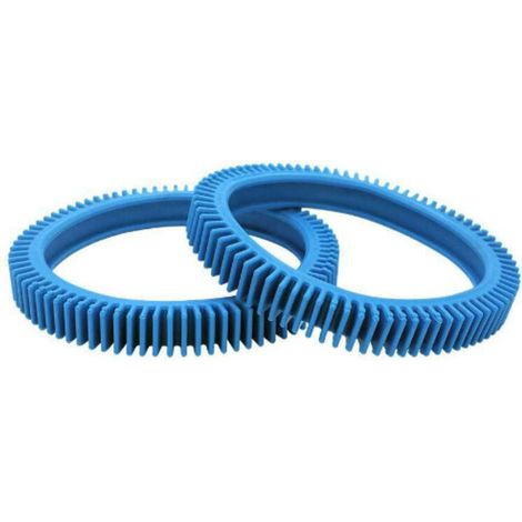 Pneu cranté avec Ergot pour Robot Piscine Compatible avec Poolvergnuegen/Hayward Phoenix 896584000-082 Pièces pour nettoyeur : Pneus avant (Lot de 2)
