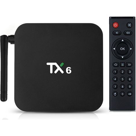 Boîtier TV intelligent TX6 H616 4G/64G Wi-Fi Bluetooth, lecteur durable et grande capacité de stockage (1/5)