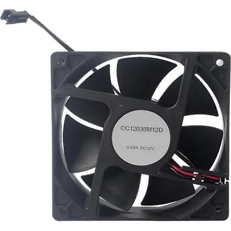 Ventilateur de remplacement pour barbecue à charbon numérique Masterbuilt Gravity Series 560 800 1050 XL, en ABS noir, 12 cm (4,72 pouces). (1/4)