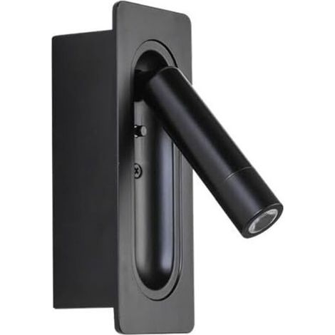 Applique murale cylindrique en aluminium, design moderne et simple, lumière LED jaune chaud, douce pour les yeux, convient pour une table de chevet, un salon, un couloir, un mur de fond ou un bureau ( (1/4)