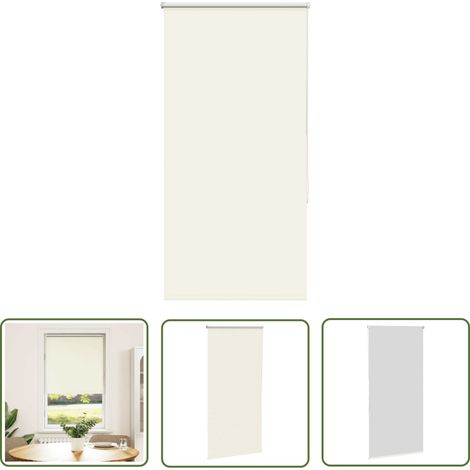 vidaXL Verdunkelungsrollo Cremeweiß 70x150cm Stoffbreite 65,7 cm (1/5)