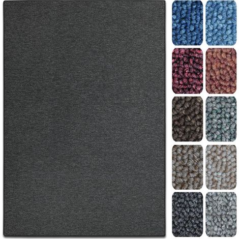 Tapis de Salon London Anthracite 67 x 300 cm (1/5)