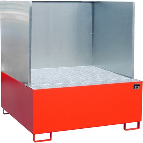 Bauer Südlohn Bac de récupération AW 1000/SW, peint, rouge feu