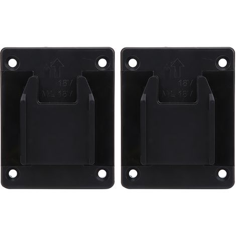 2 pièces adaptées aux dispositifs de fixation d'étagère murale de Machine à outils électriques Milwaukee M18 18v / 20V (1/5)